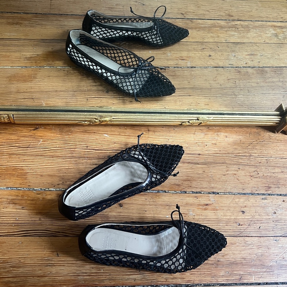Maryam Nassir Zadeh “Patio” Mesh Open Knit Flats